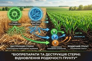 Біопрепарати та деструктори стерні: ефективне відновлення родючості ґрунту перед сівбою фото
